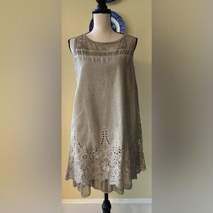 Simply Couture | Cottagecore, Eyelet & Lace Layered Mini Dress